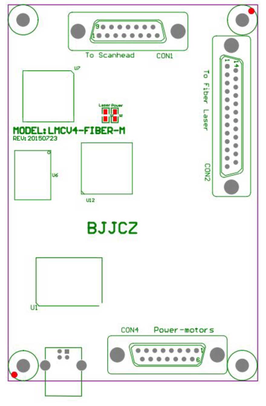 光纤激光打标卡(带轴) LMC2015 FIBER-M